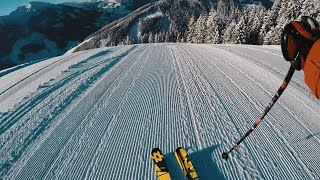 GoPro POV Relaxing Skiing [upl. by Ahsaek489]