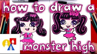 How To Draw Draculaura Monster High Mini [upl. by Ullund740]