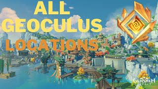 All Geoculus Locations 100 Exploration Genshin Impact [upl. by Aicena99]