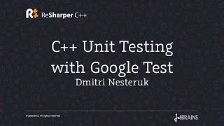 C Unit Testing with Google Test Tutorial [upl. by Sivat]