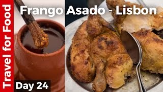 Flying on TAP Portugal and Roast Chicken Frango Assado  Lisbon Portugal Travel Guide [upl. by Senalda]