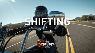 How To Shift a Motorcycle  HarleyDavidson Riding Academy [upl. by Basile]