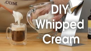 DIY whipped cream in 60 seconds [upl. by Lan]