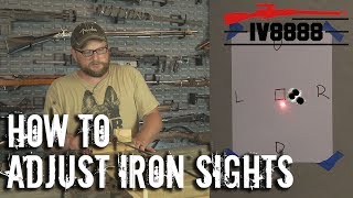 How To Adjust Iron Sights [upl. by Inafit]