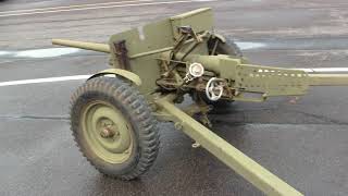 WWII US m3 37mm anti tank gun detail walk around video [upl. by Laws]