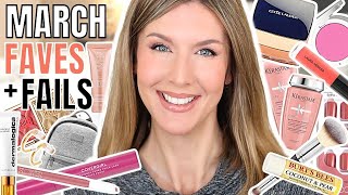 MARCH FAVORITES 2022  FAILS  Monthly Beauty Must Haves [upl. by Notreve]