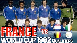 France World Cup 1982 All Qualification Matches Highlights  Road to Spain [upl. by Rivera]