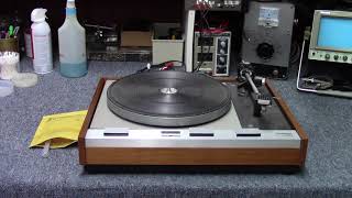 Thorens TD125MkII Turntable  eval amp testing [upl. by Yellhsa]