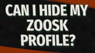 Can I hide my zoosk profile [upl. by Oiligriv671]