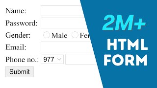 From Zero to Hero Building Your First HTML Form [upl. by Odyssey]