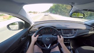 New Opel Grandland X 2019 POV test drive [upl. by Goodhen]