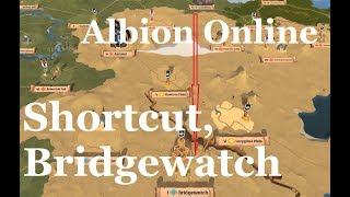 Albion Online  Caerleon to Bridgewatch fast almost safely [upl. by Ravilob]