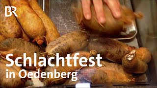 Kesselfleisch Schlachtfest in Oedenberg  Zwischen Spessart und Karwendel  BR  Doku  Reportage [upl. by Naimaj]