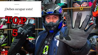 Top 5 accesorios que debes usar para andar en moto precios y más I Ovi Bike [upl. by Inalel]