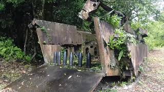 WW2 remains  planes and landing craft in Peleliu and Airai Palau [upl. by Avon]