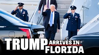 President Donald Trump arrives at his MaraLago property I Palm Beach I Florida I USA [upl. by Eeresed]