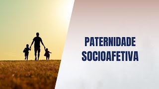 Paternidade socioafetiva [upl. by Dempstor]