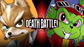 Fox McCloud VS Bucky OHare  DEATH BATTLE [upl. by Norej319]