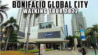 4K MANILAS Most Upscale Hangout Place BONIFACIO GLOBAL CITY Walking Tour 2022 [upl. by Ydorb]