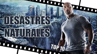 TOP 10  MEJORES PELÍCULAS DE DESASTRES NATURALES Fin del mundo [upl. by Nyrtak]