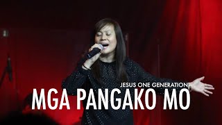 MGA PANGAKO MO Live  JESUS ONE GENERATION [upl. by Sedruol]