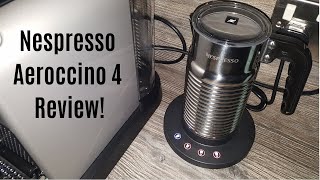 Nespresso Aeroccino 4 Milk Frother Review  Worth upgrading from the Aeroccino 3 [upl. by Tadeas]