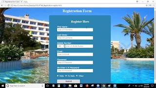 How To Create Registration Form In Html and Css  How To Design Registration Form Using Html and Css [upl. by Scot872]