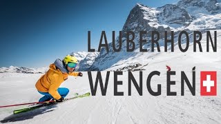 Skiing Lauberhorn  Wengen 2020 Switzerland [upl. by Pelag987]