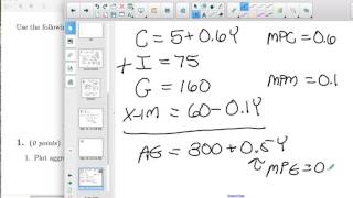 Calculating Aggregate Expenditures [upl. by Onitsoga]