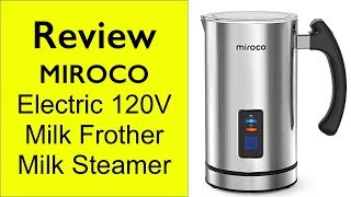 Review Miroco Milk Frother  How to make froth milk at home [upl. by Mccallion]