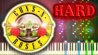 GUNS N ROSES  PARADISE CITY  Piano Tutorial [upl. by Ximena]