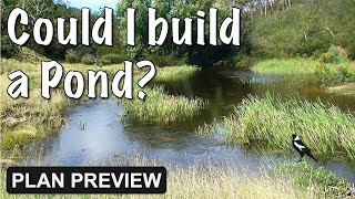 Damming the Creek  Pond Building  Early Thoughts ⛏ [upl. by Meyers879]