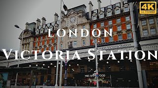 London Victoria Station Walk Through England 4K [upl. by Riordan946]