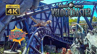 2021 Velocicoaster Roller Coaster On Ride Front Row 4K POV Islands of Adventure Universal Orlando [upl. by Schnurr868]