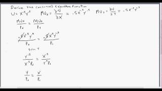 The Consumers Expenditure Function [upl. by Nnylsaj195]