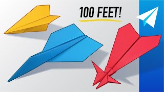 How to Make 3 EPIC Paper Airplanes that FLY FAR — Best Planes in the World — 60s Plane F31 Menace [upl. by Charbonneau]