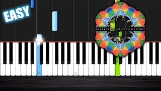 Coldplay  Hymn For The Weekend  EASY Piano Tutorial by PlutaX [upl. by Epuladaug]