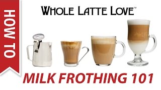 Milk Frothing for Beginners [upl. by Adyaj]