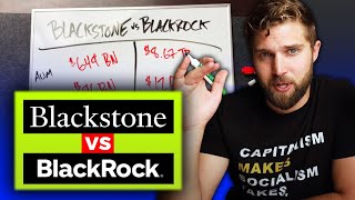 The Differences Between Blackstone and BlackRock  How Blackstone Makes More Money With Less AUM [upl. by Ellinnet]