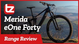 Merida eOne Forty  Range Review  Tredz Bikes [upl. by Manton79]