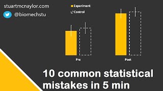 Ten Statistical Mistakes in 5 Min [upl. by Prince]