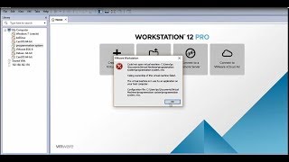 vmware workstation Fixproblem could not open virtuel machine [upl. by Walkling938]