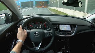 POV 2021 Opel Grandland X 16 Turbo Test Drive [upl. by Ahen]