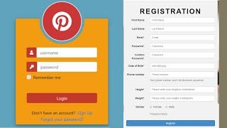 How To Create Login amp Register Form Using PHP MySQL And Bootstrap [upl. by Orecul216]