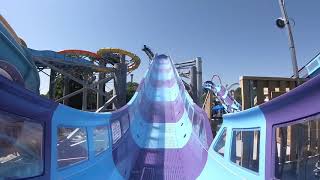 Hersheyparks new Breakers Edge water coaster ride POV family travel [upl. by Egiaf]