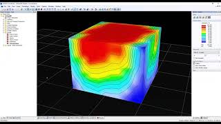 Hydrus 3D simulation with clipperslicer and stochastic distribution of conductivity [upl. by Manton175]