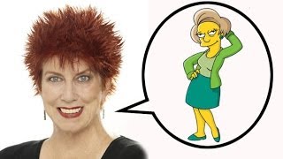 Marcia Wallace and Edna Krabappel [upl. by Qirat]