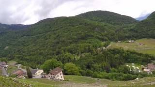 AIGLE  LEYSIN Train Ride SWITZERLAND [upl. by Mok]